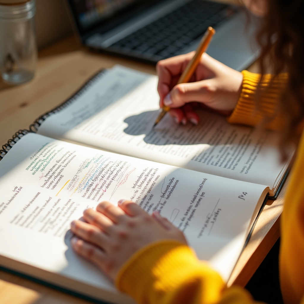 Profesional tomando notas sobre adaptación de estilo en comunicación escrita